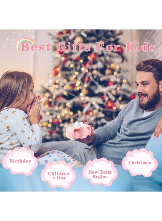 Kids Camera Toys for 3-12 Years Old Girls Children Digital Video Camera with Cute Silicone Cover Portable Child Unicorn Toy Birthday Gifts for Toddler Age 3 4 5 6 7 8 9 (Pink) - Image 5